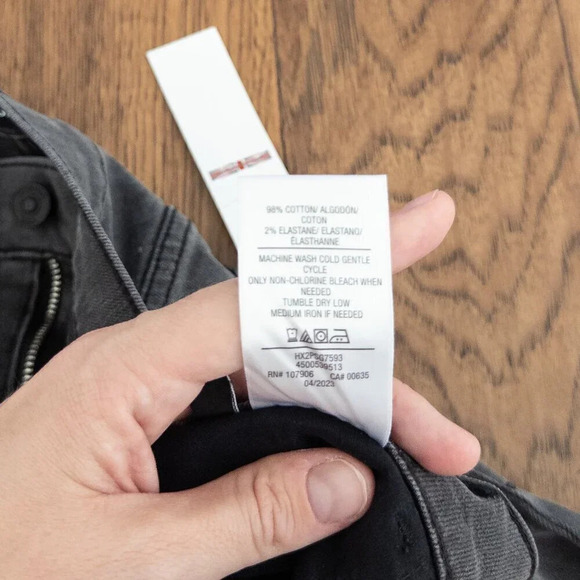 NWT Hudson Jada High Rise Denim Shorts Passage Faded Black 27 - Picture 6 of 6